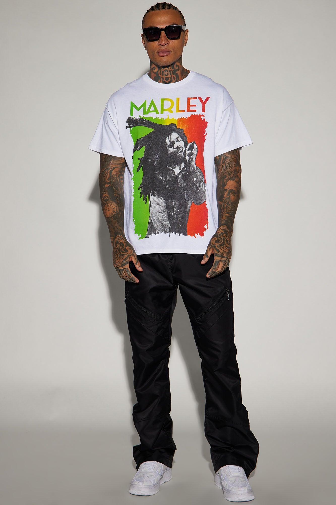 Bob Marley Buffalo Soldier Short Sleeve Tee - White Product Image