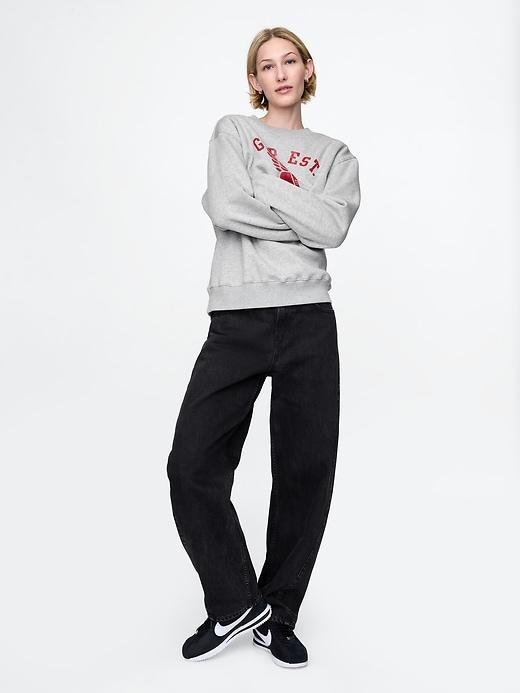 VintageSoft Gap Logo Tunic Sweatshirt Product Image