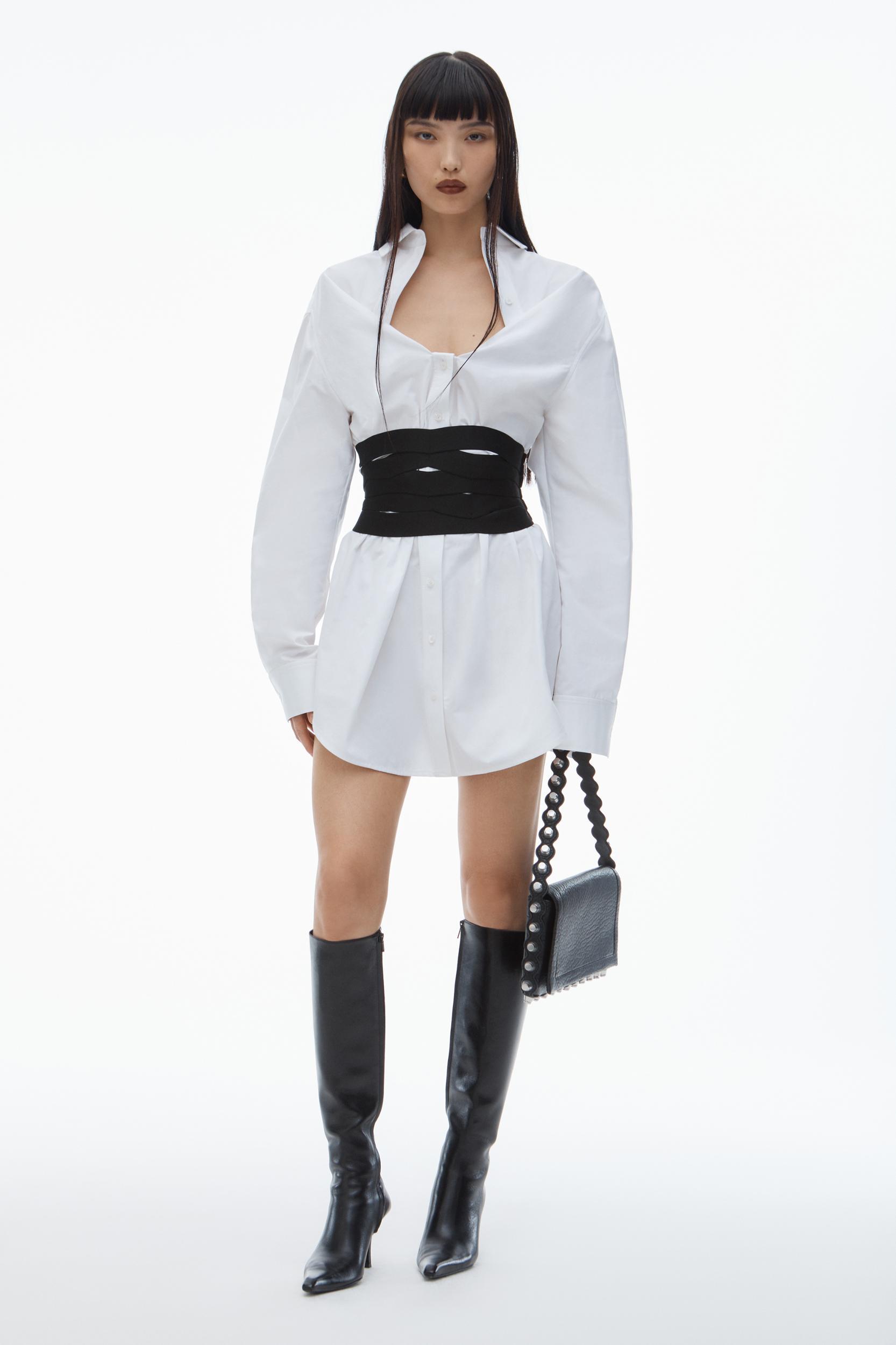 Deconstructed Mini Shirtdress Product Image