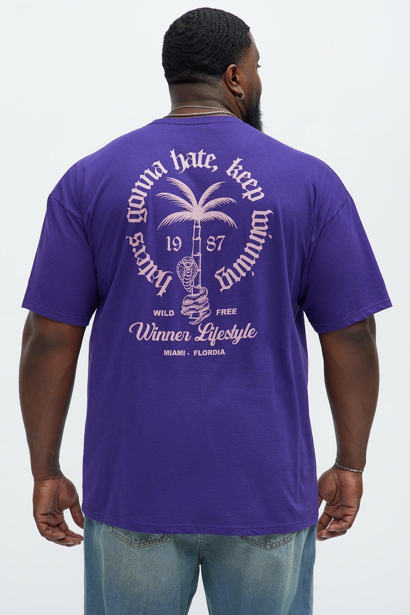 Winners Lifestyle Short Sleeve Tee - Purple Product Image