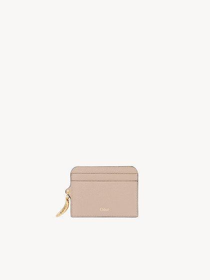 Banana card holder in grained leather Product Image