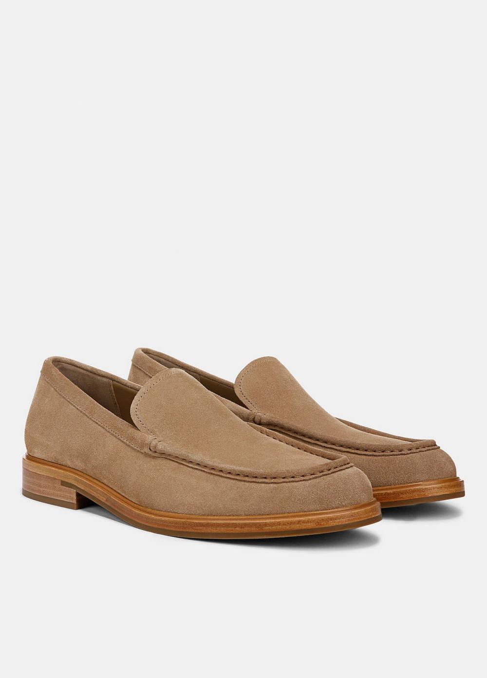 Mens Rafael Suede Loafer, New Camel, Size 9 Vince Product Image