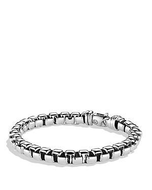 David Yurman Mens Box Chain Bracelet in Sterling Silver, 7.3mm Product Image