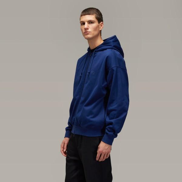 adidas Y-3 French Terry Zip Hoodie Black XS Mens Product Image