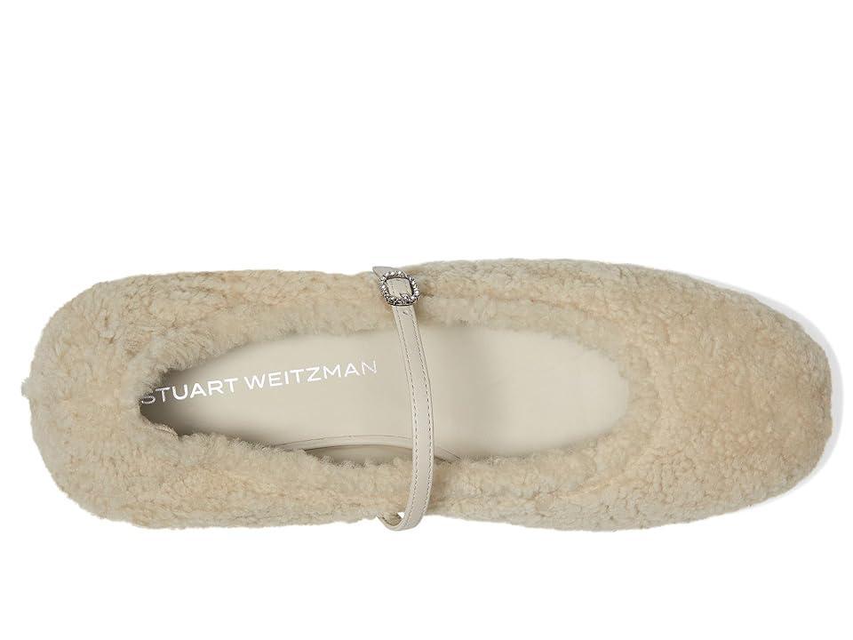 Stuart Weitzman Womens Lennox Shearling Flats Product Image