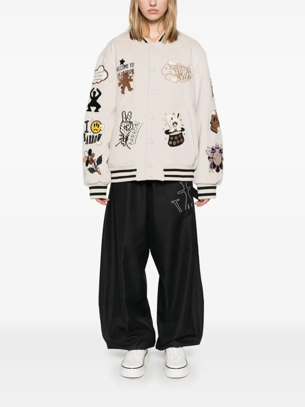 embroidred college jacket Product Image