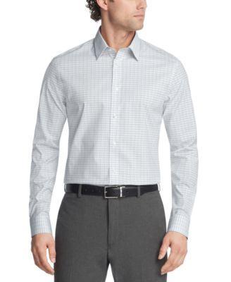 Calvin Klein Mens Slim-Fit Steel Plus Dress Shirt Product Image