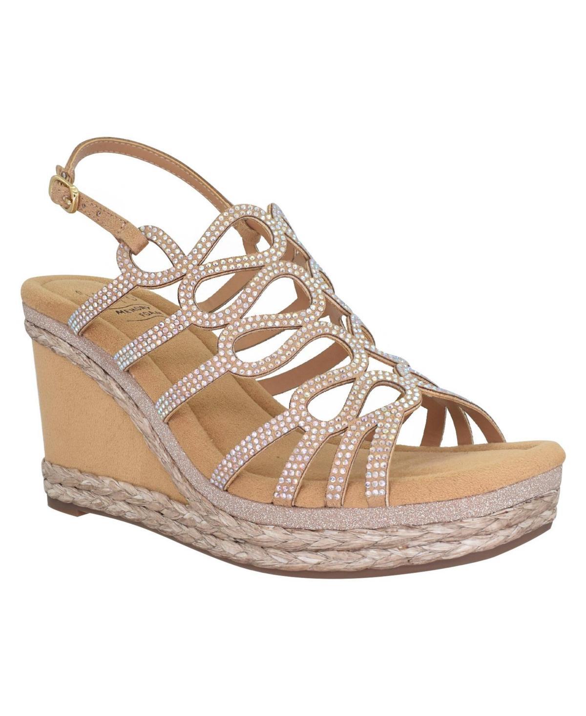 Impo Orleans Women's Platform Wedge Memory Foam Sandals, Size: 8.5 Medium, Faded Pink Product Image