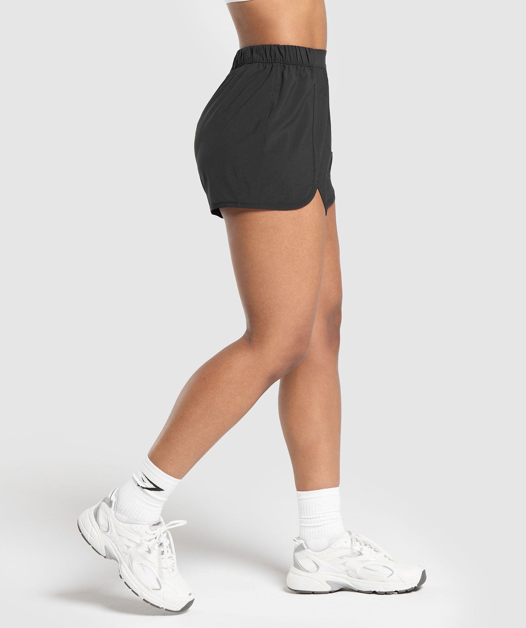 Scallop Hem Shaped Shorts Product Image