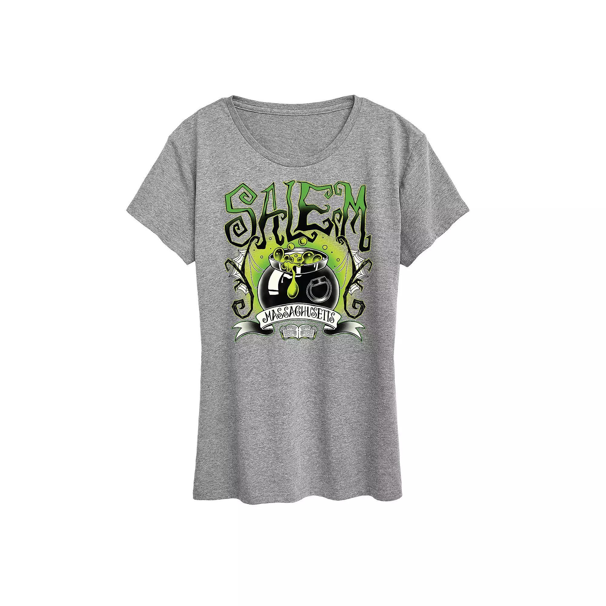 Womens Salem Witchy Collegiate Graphic Tee Product Image