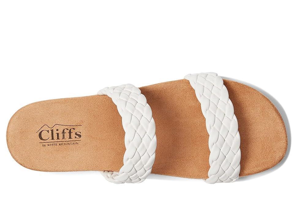 Cliffs by White Mountain Truly Women's Slide Sandals, Size: 6, White Smo Product Image