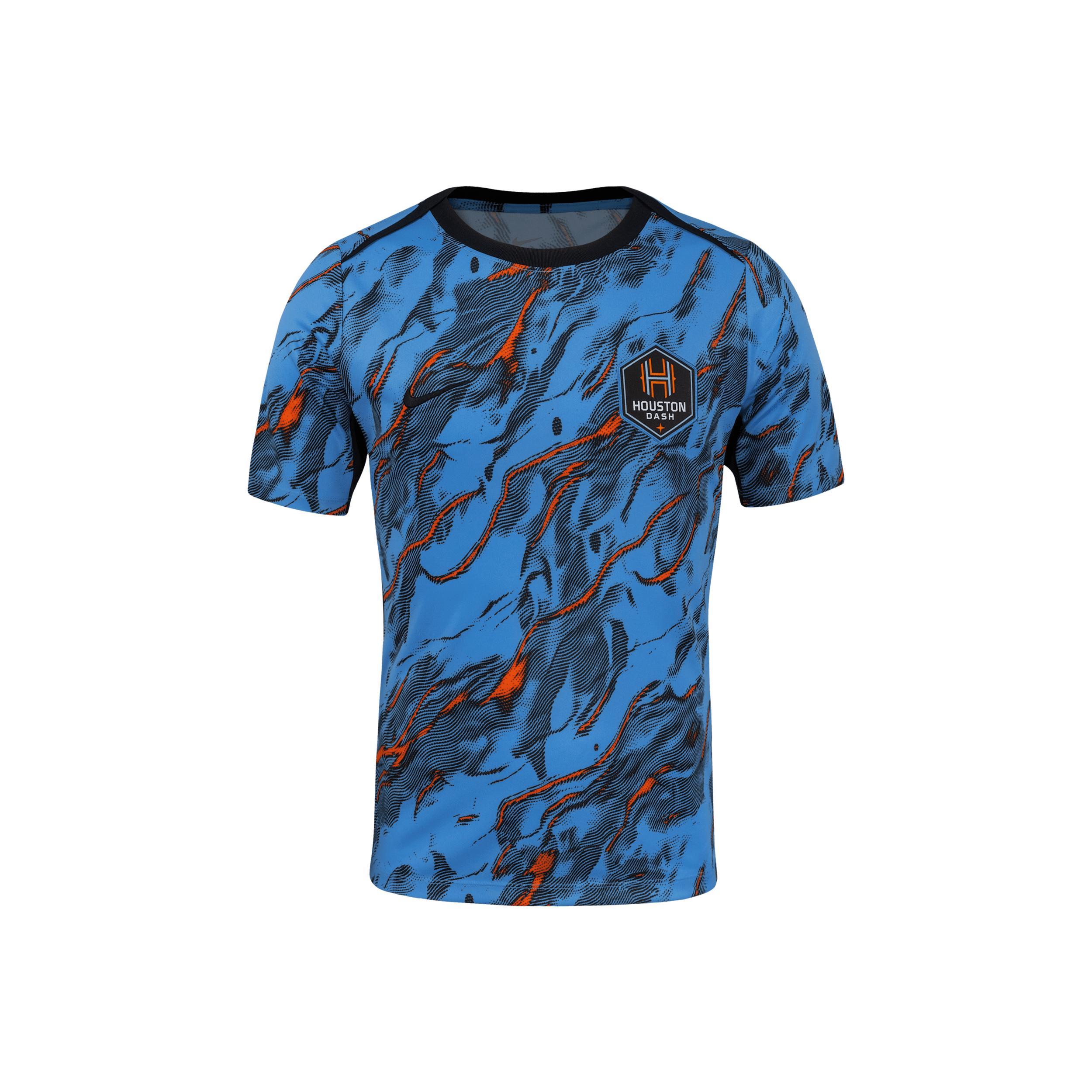 Houston Dash 2025 Nike Men's NWSL Short-Sleeve Pre-Match Top Product Image