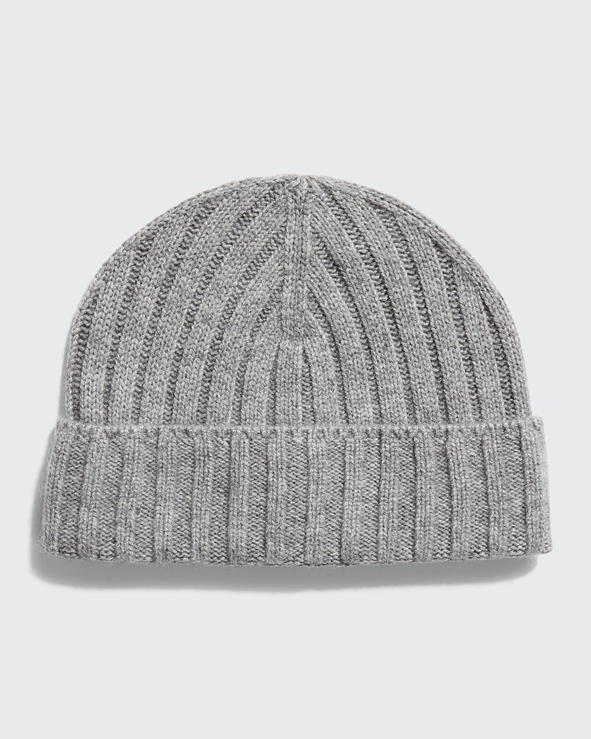 Men's Cashmere Beanie Hat Product Image