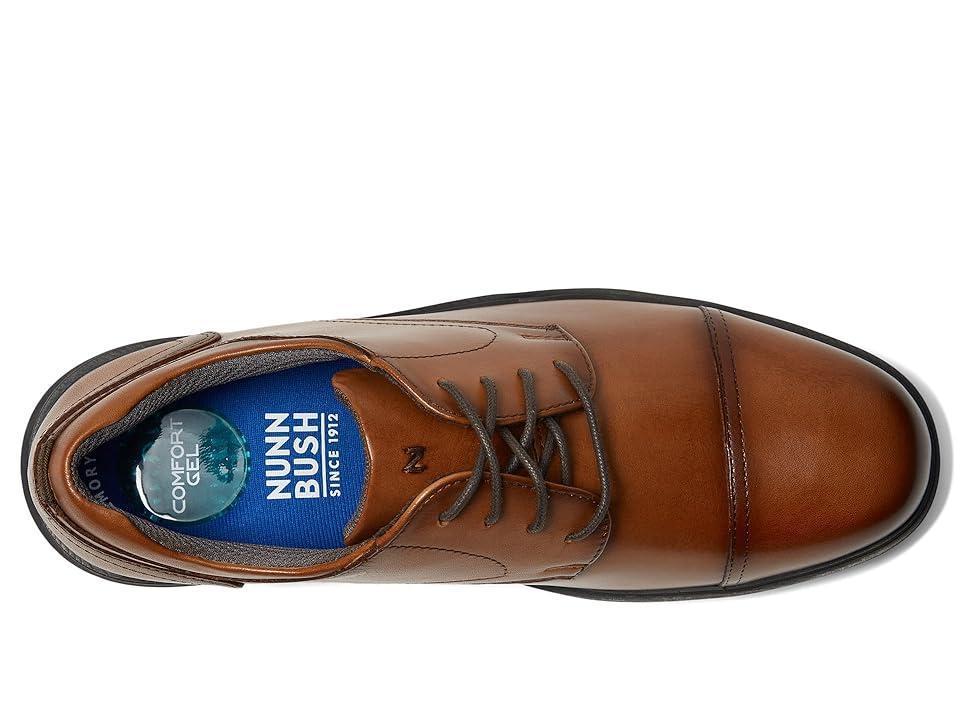 Nunn Bush Norcross Mens Cap Toe Oxford Dress Shoes Red Product Image