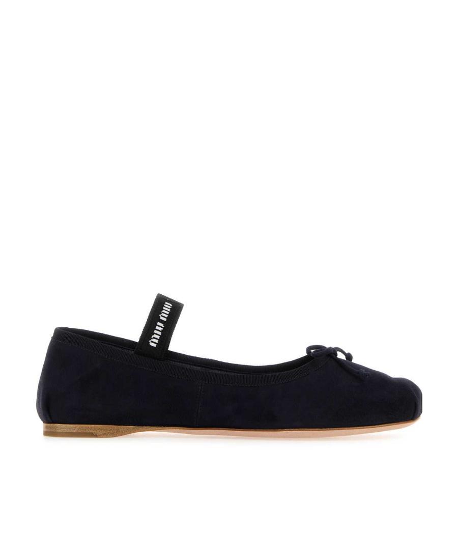 logo-strap ballerina shoes Product Image