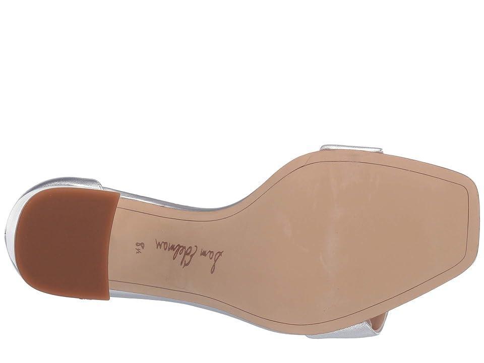 Sam Edelman Daniella Leather Ankle Strap Square Toe Dress Sandals Product Image