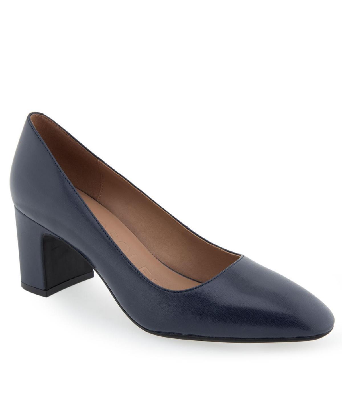 Aerosoles Minetta Women's Leather Dress Pumps, Size: 5.5, Black Leather Product Image