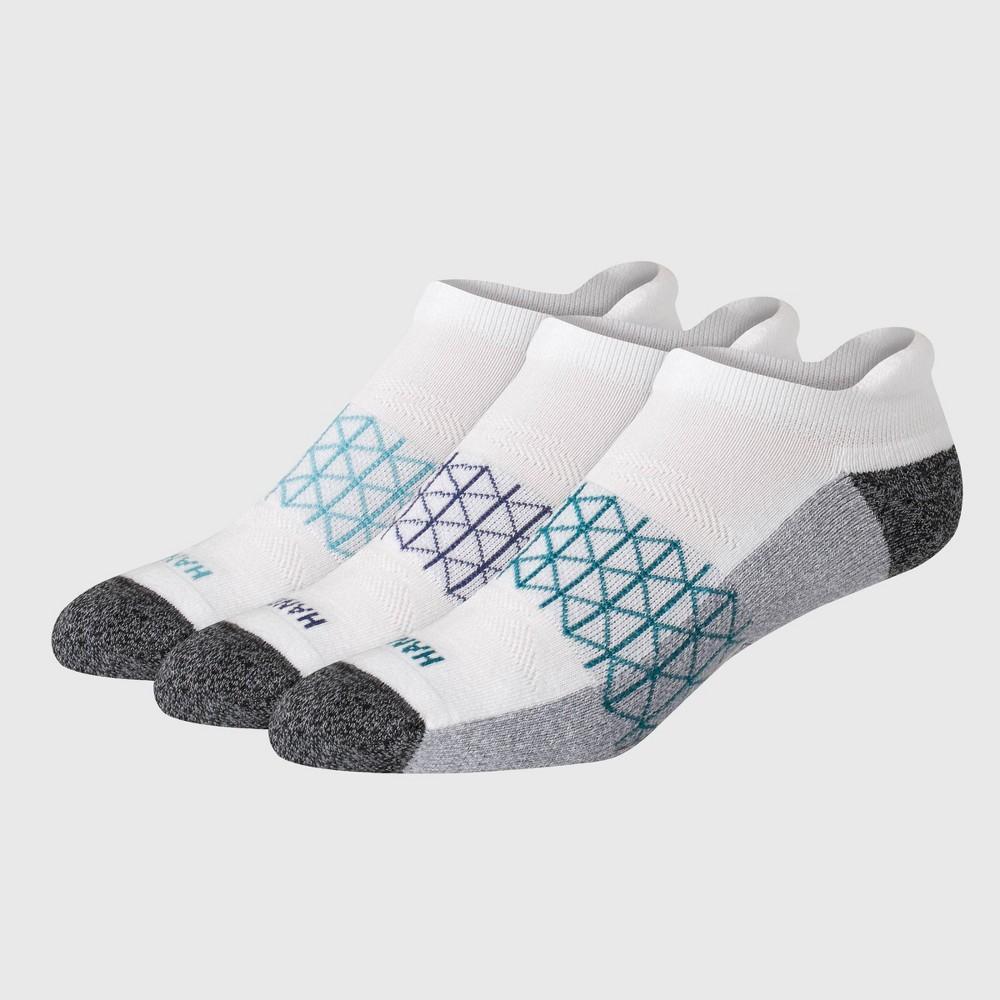 Hanes Mens 3pk Absolute Active Cushioned Heel Shield Socks 6-12: Low Cut, Breathable Mesh, Arch Support, Seamless Toe Product Image