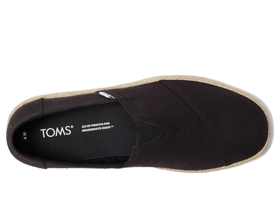 TOMS Alpargata On Rope Espadrille Recycled Cotton Slub Woven) Men's Shoes Product Image