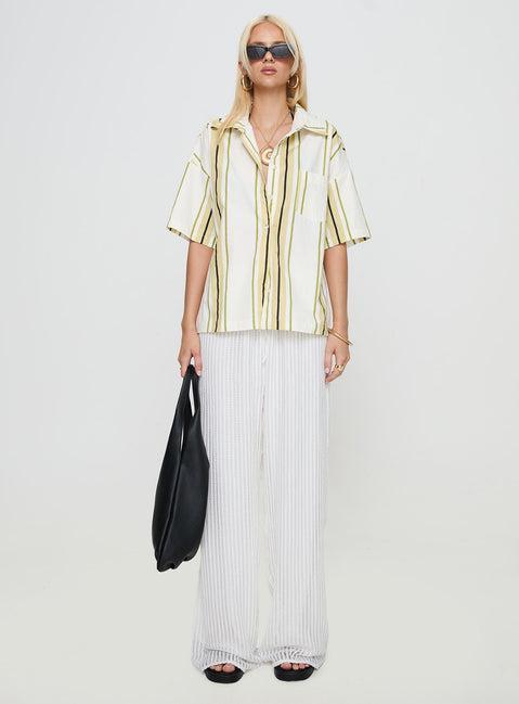 Grove Mesh Pants White Product Image