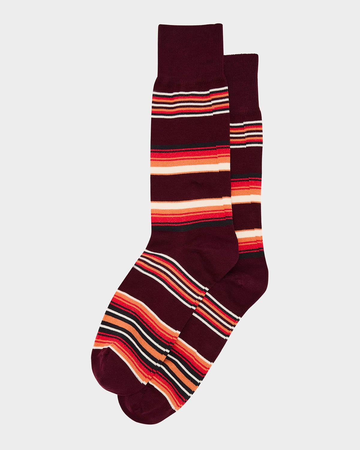 Mens Howard Stripe Crew Socks Product Image