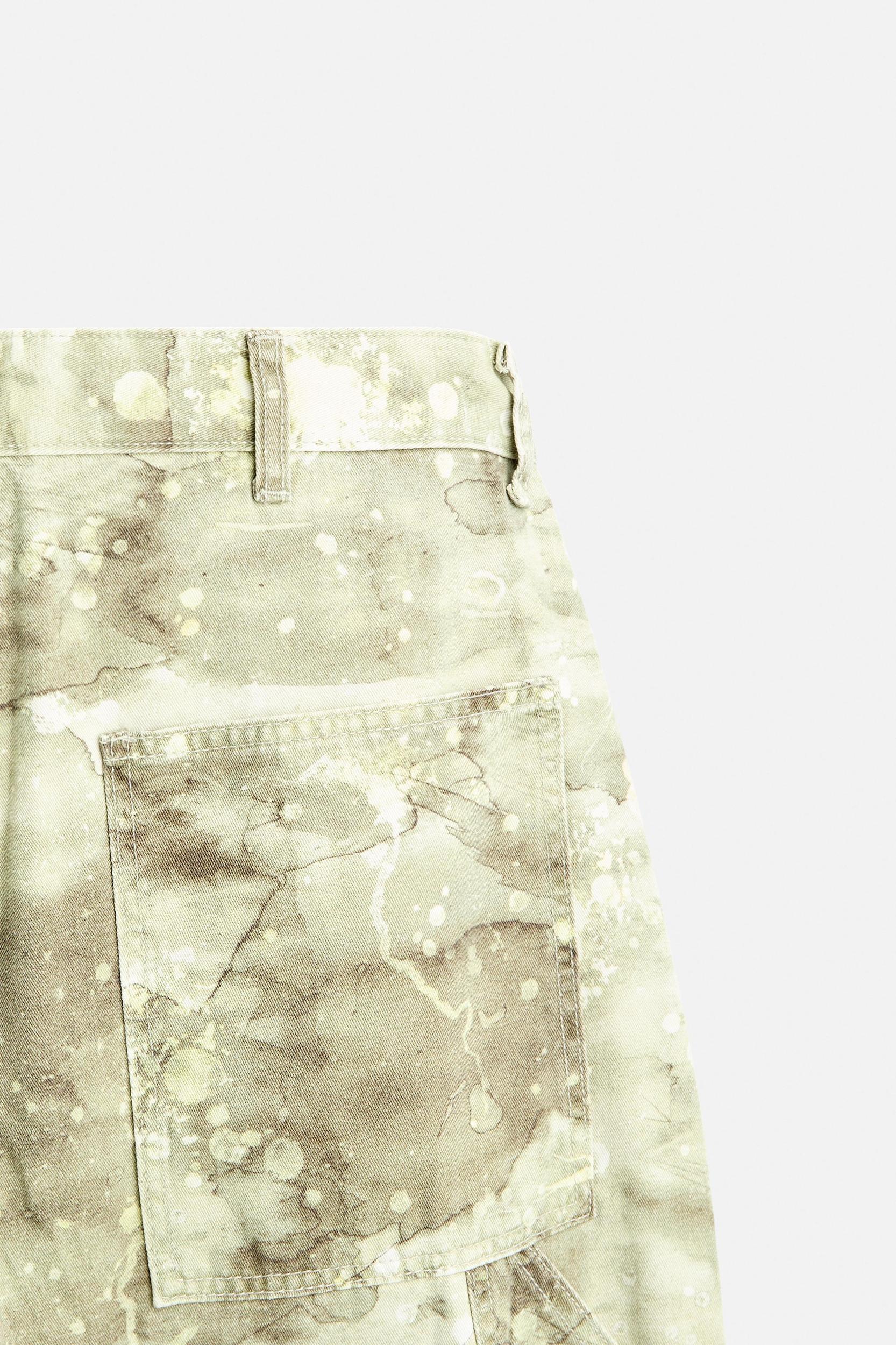 ABSTRACT PRINT CARPENTER PANTS Product Image