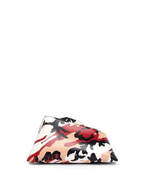 ''8.30PM'' beige, black, red and nude oversized clutch Product Image