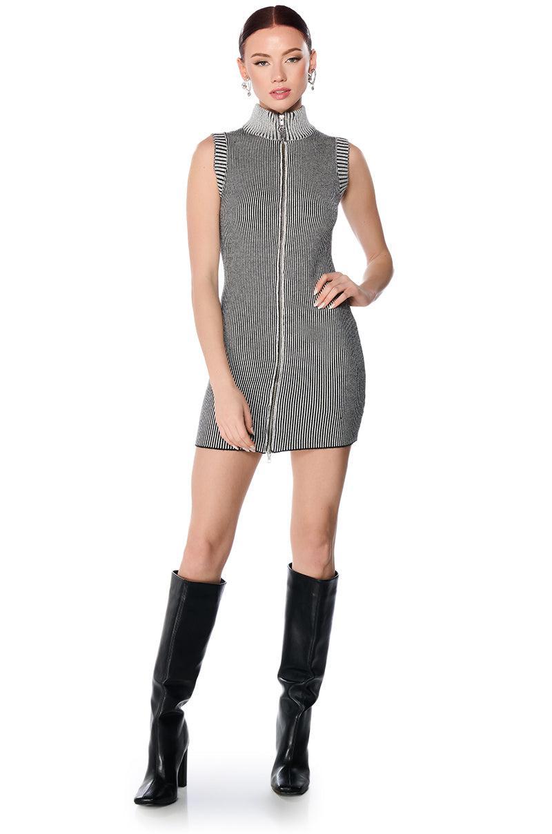 JADED KNIT MINI DRESS Product Image