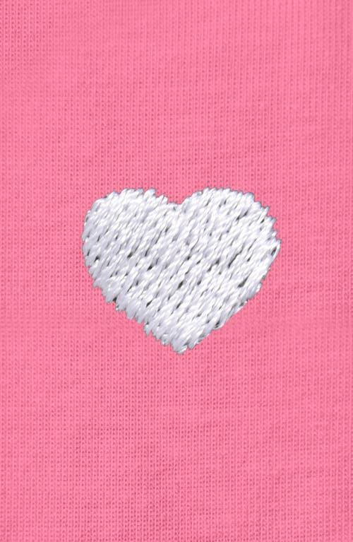 Dalix Womens Rainbow Jersey Relaxed Tee in Charity Pink at Nordstrom, Size X-Large Product Image
