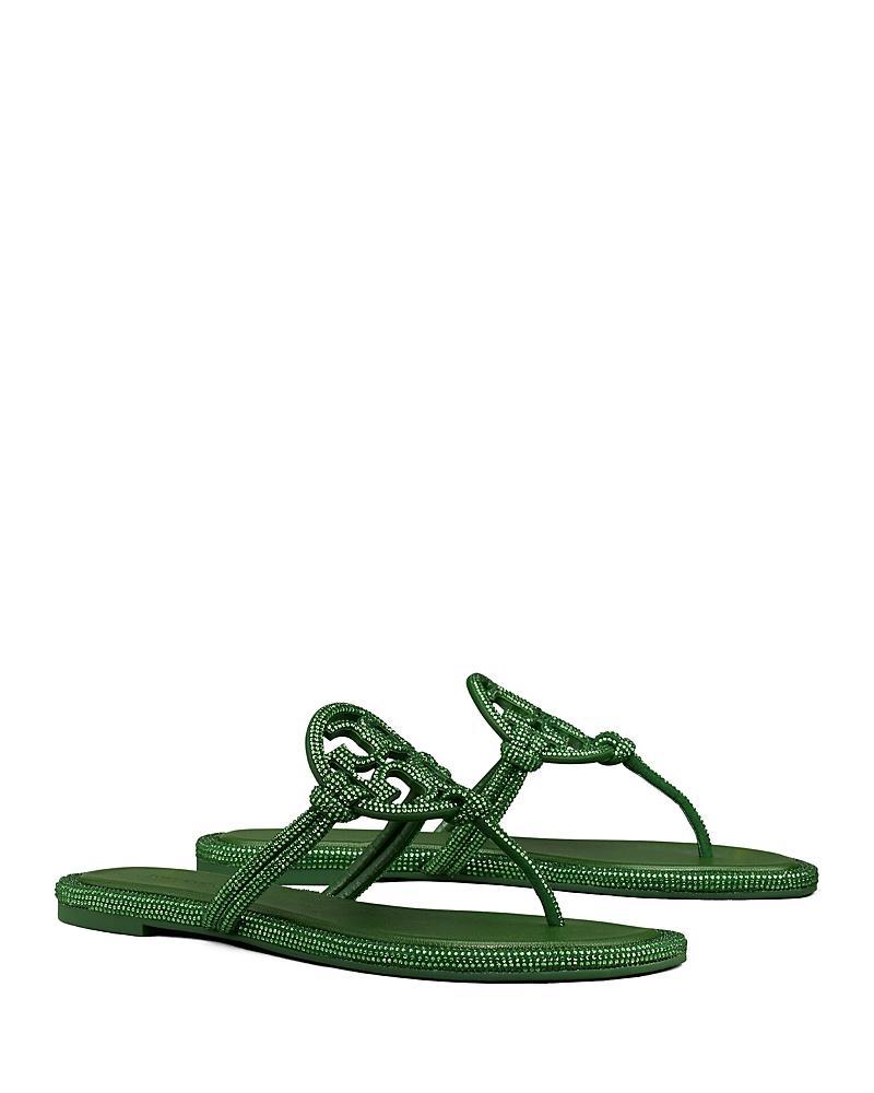 Tory Burch Womens Miller Pave Knotted Sandals Product Image