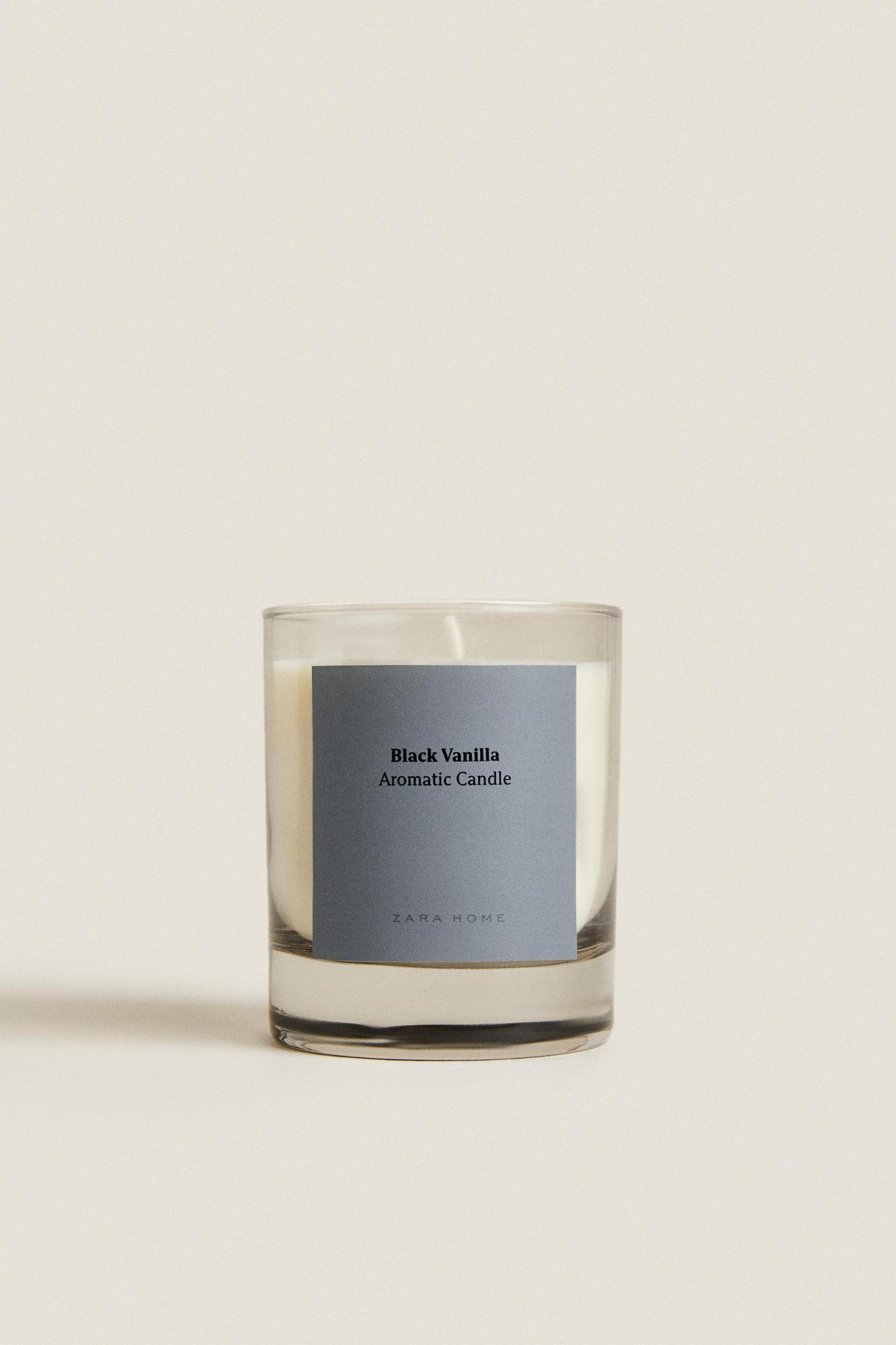 (200 G) BLACK VANILLA SCENTED CANDLE Product Image