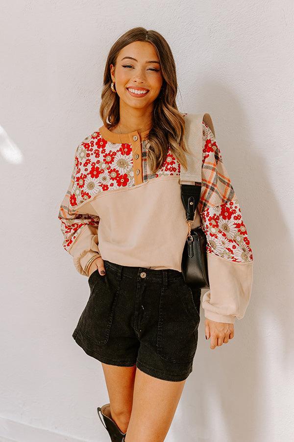 Boho Lifestyle Floral Top Product Image