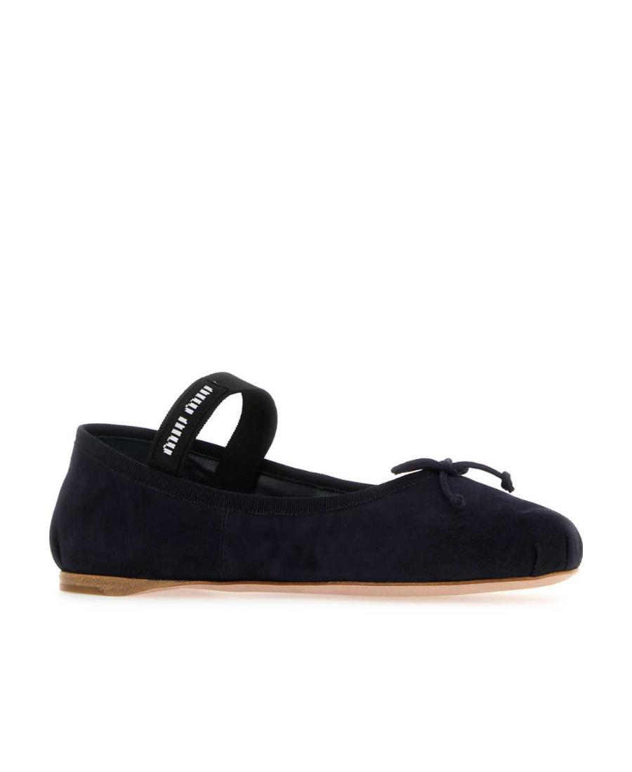 logo-strap ballerina shoes Product Image