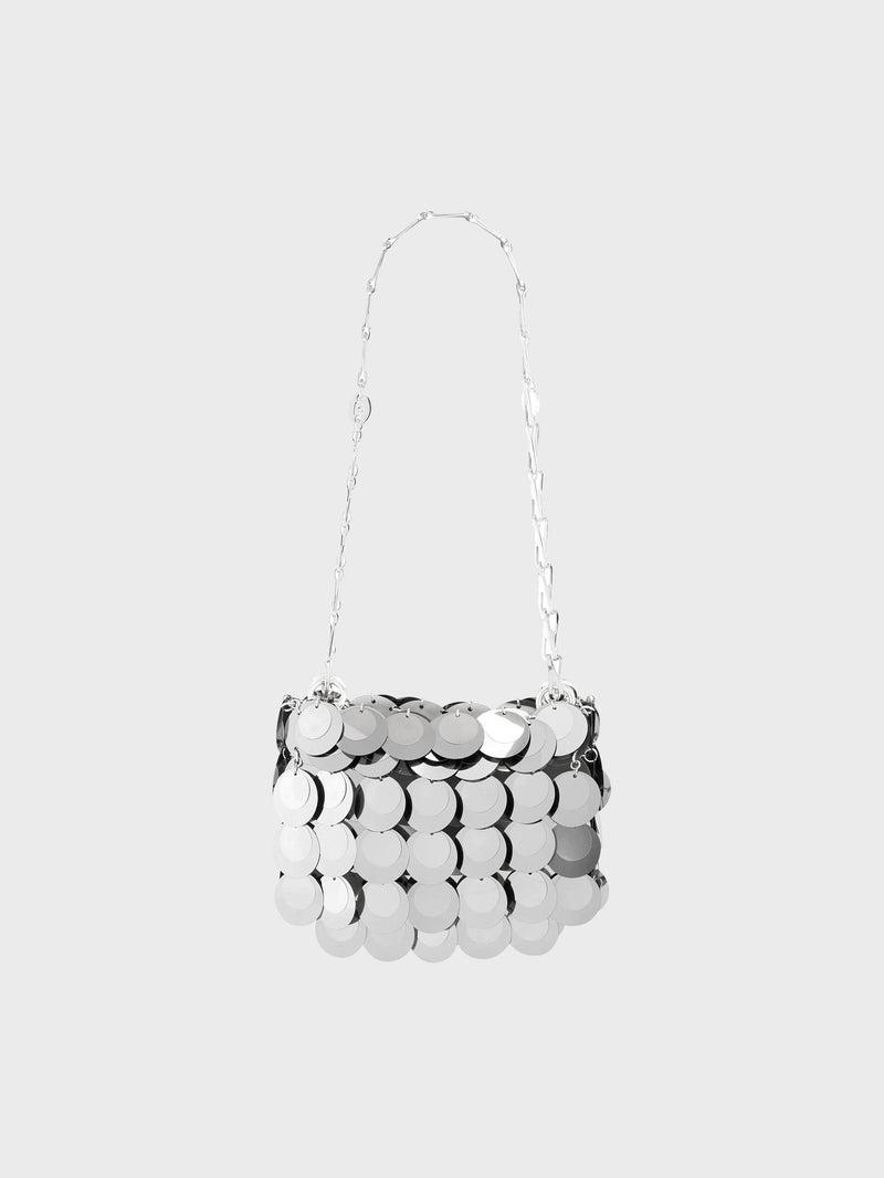 silver Sparkle discs nano bag Product Image