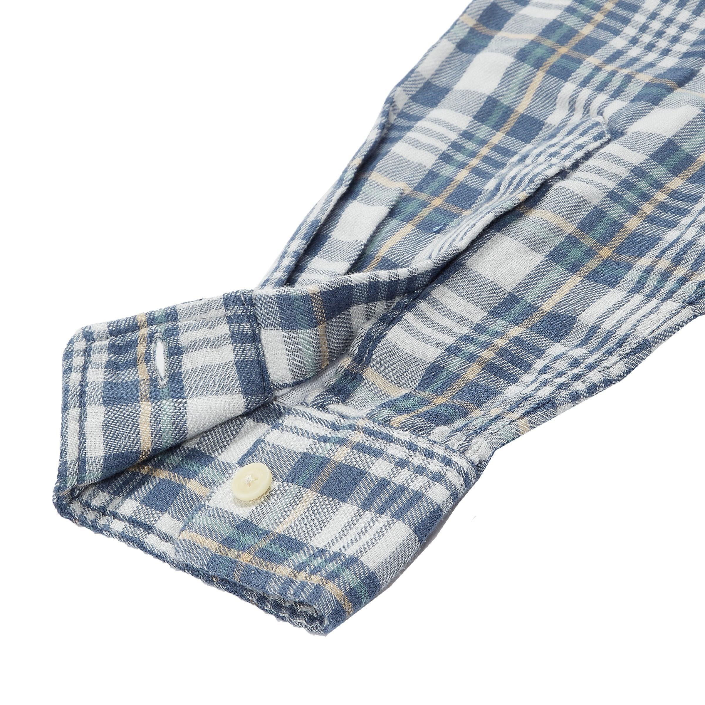 Abercorn Double Cloth Shirt - Blue Gray Plaid (Final Sale)* Product Image
