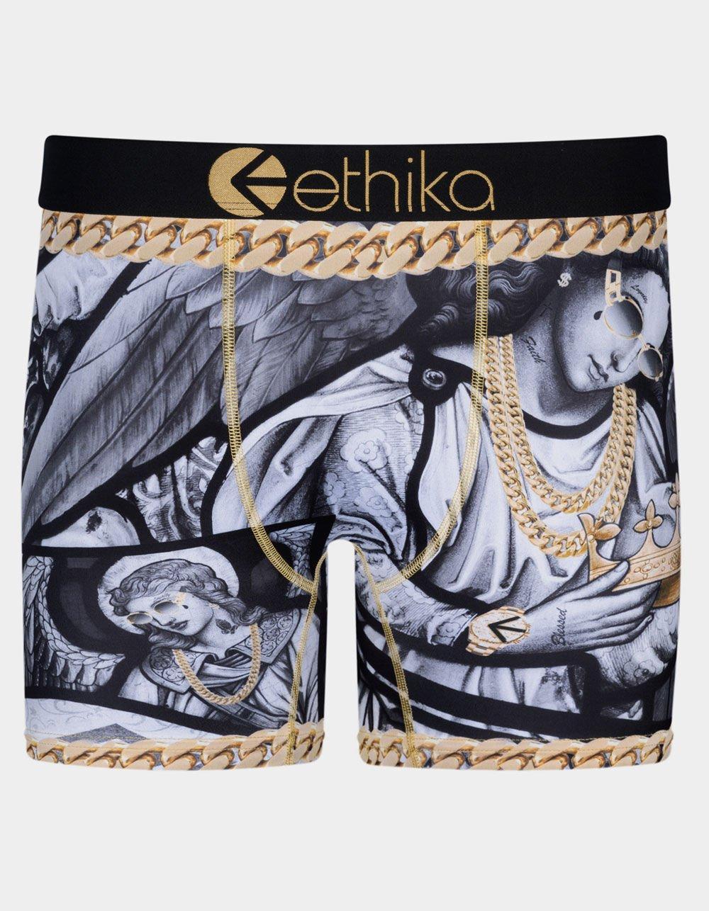 ETHIKA Heavenly Mens Mid Boxer Briefs - MULTI Product Image