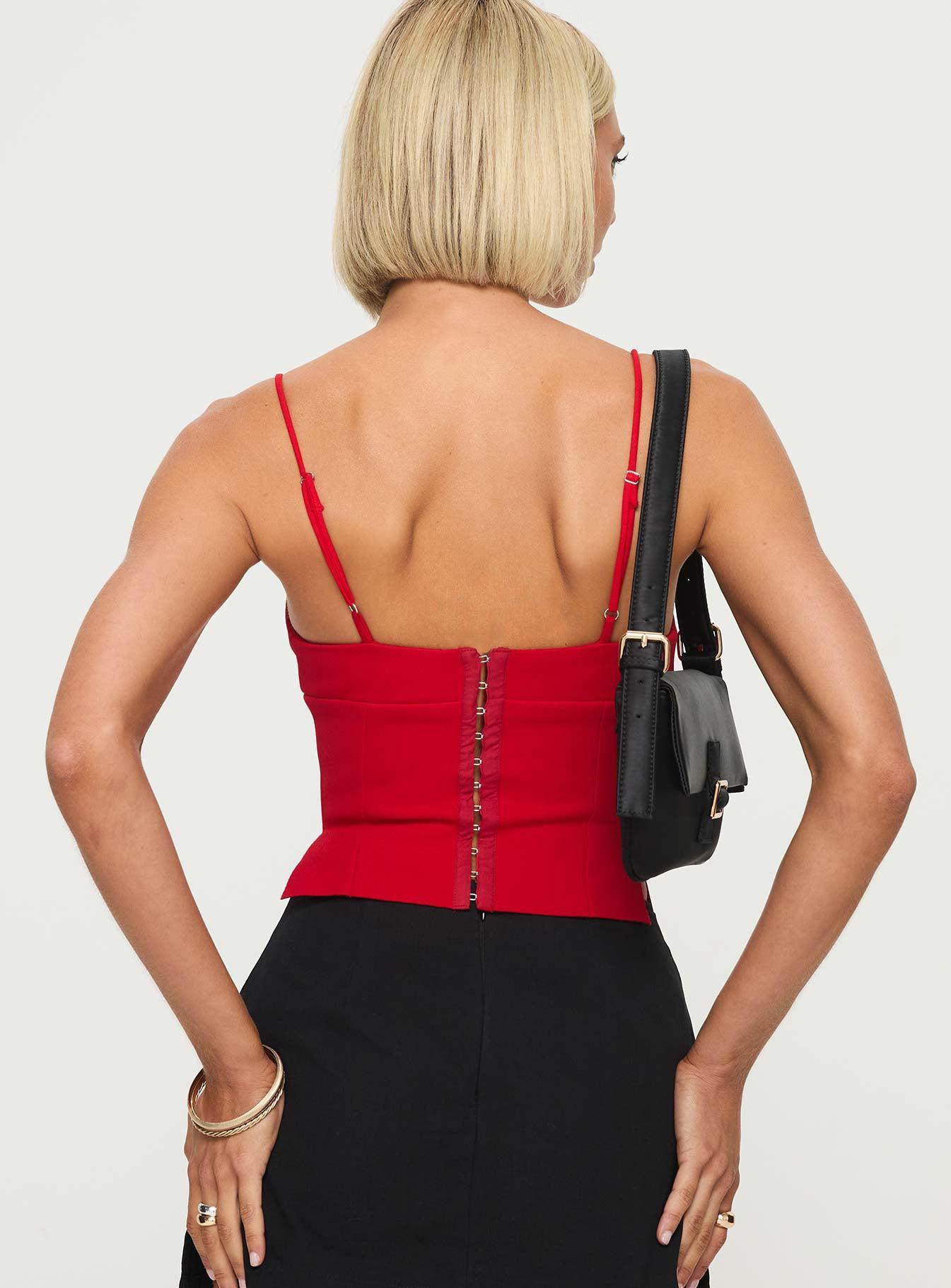 Sculpture Top Red Product Image