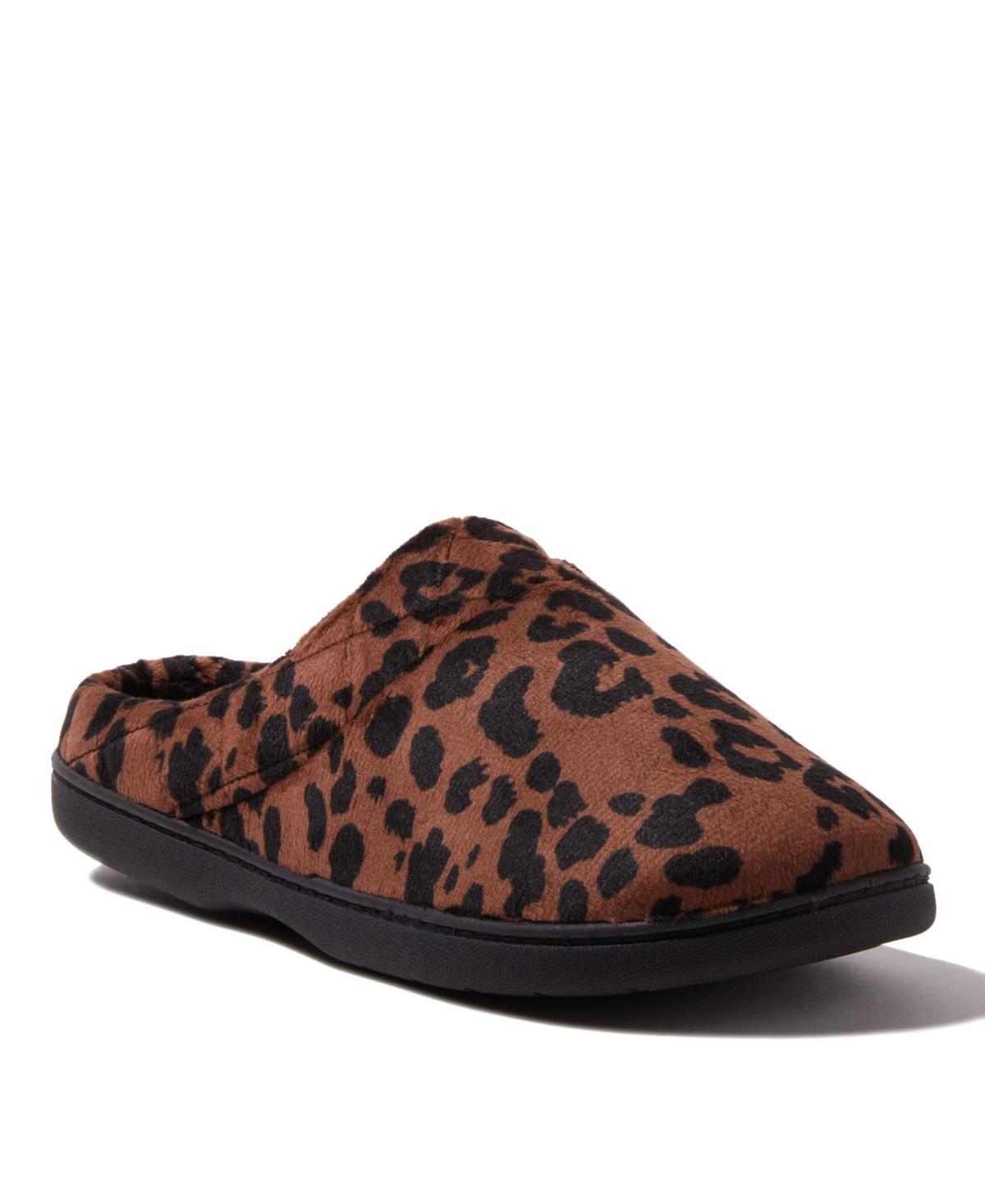 Dearfoams Darcy Velour Women's Clog Slippers, Size: XL Wide, Sleet Product Image