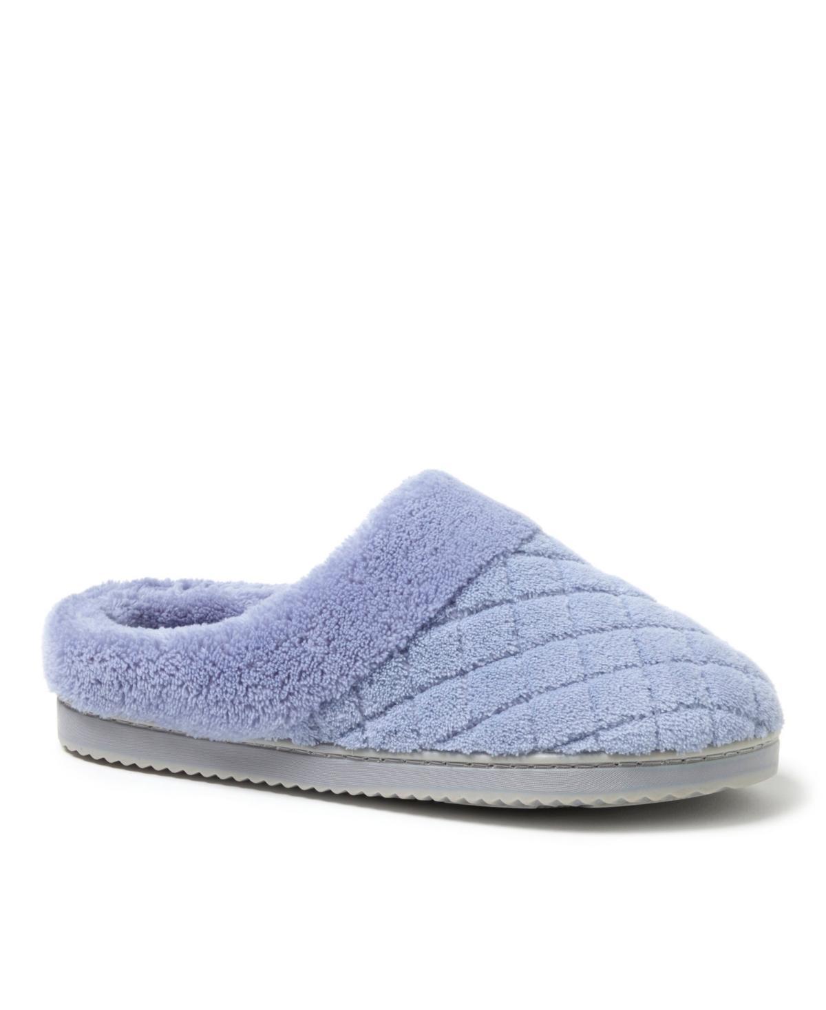 Dearfoams Libby Women's Quilted Terry Clog Slippers, Size: XL Wide, Eventide Product Image