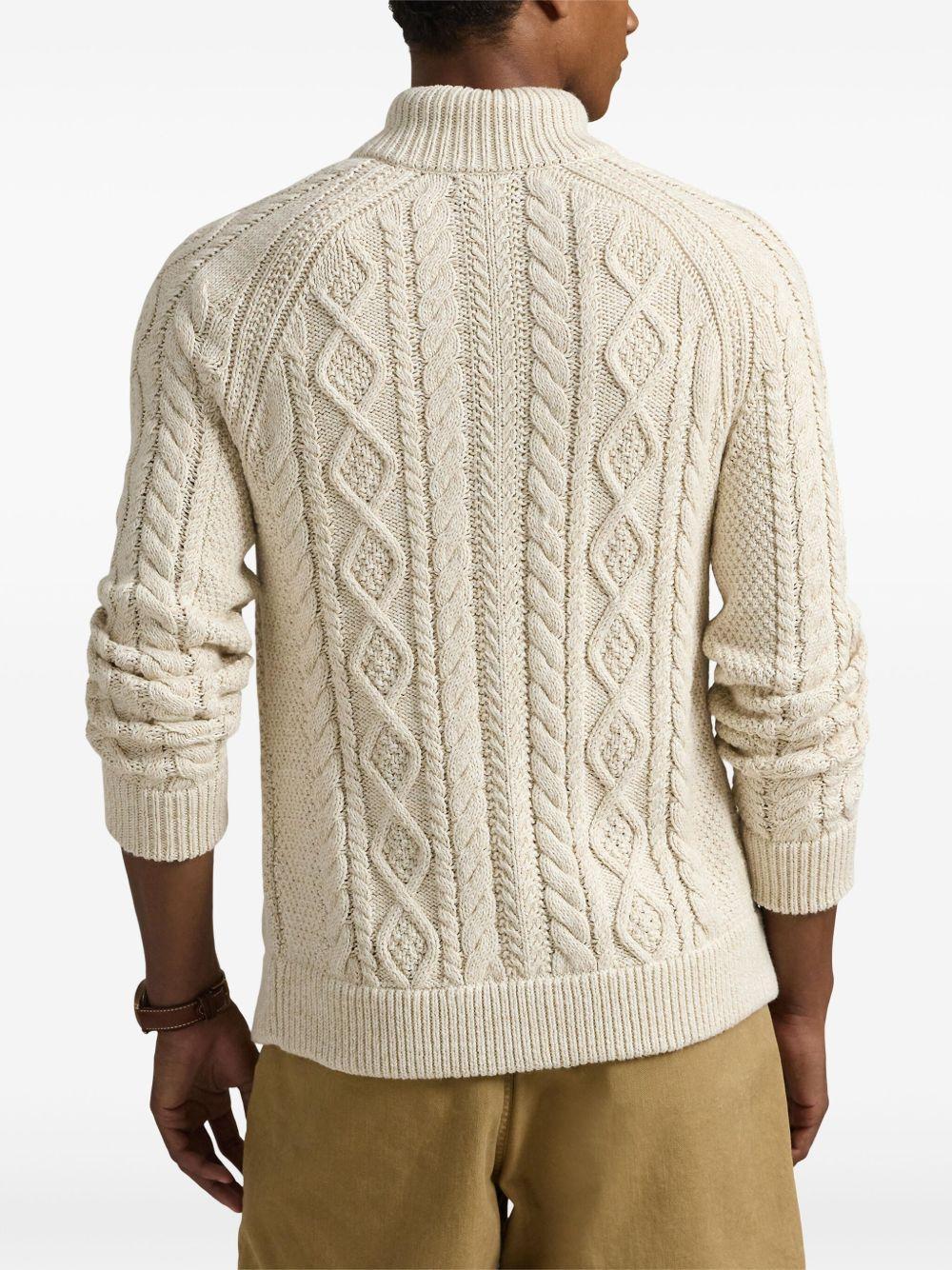 cable-knit cardigan Product Image