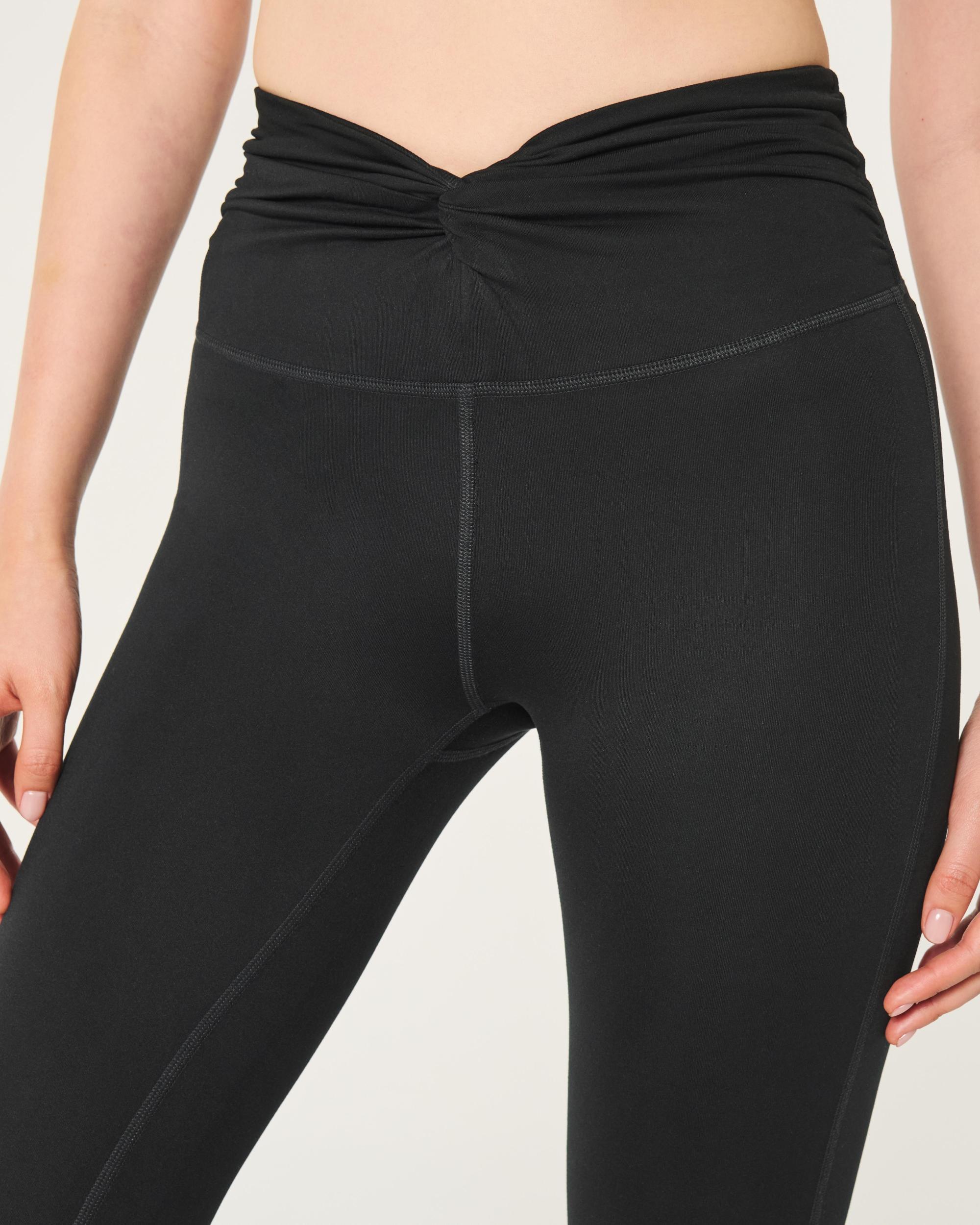 Gilly Hicks Active Recharge Twist-Front Flare Leggings Product Image