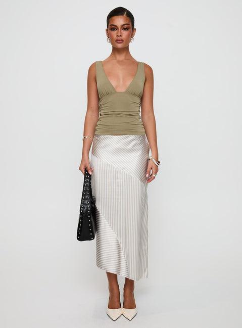 Sublime Ruched Top Green Product Image