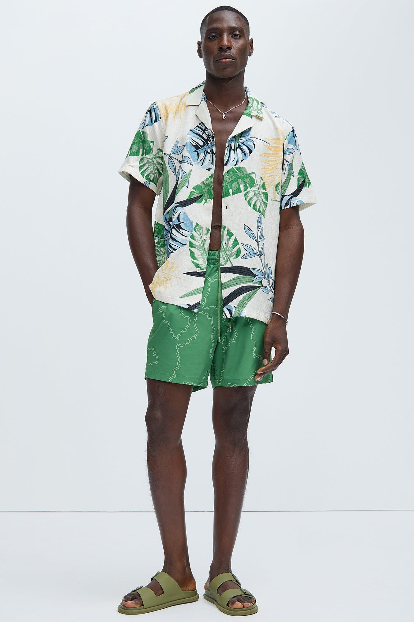 Leaf It Shirt - Off  White/combo Product Image