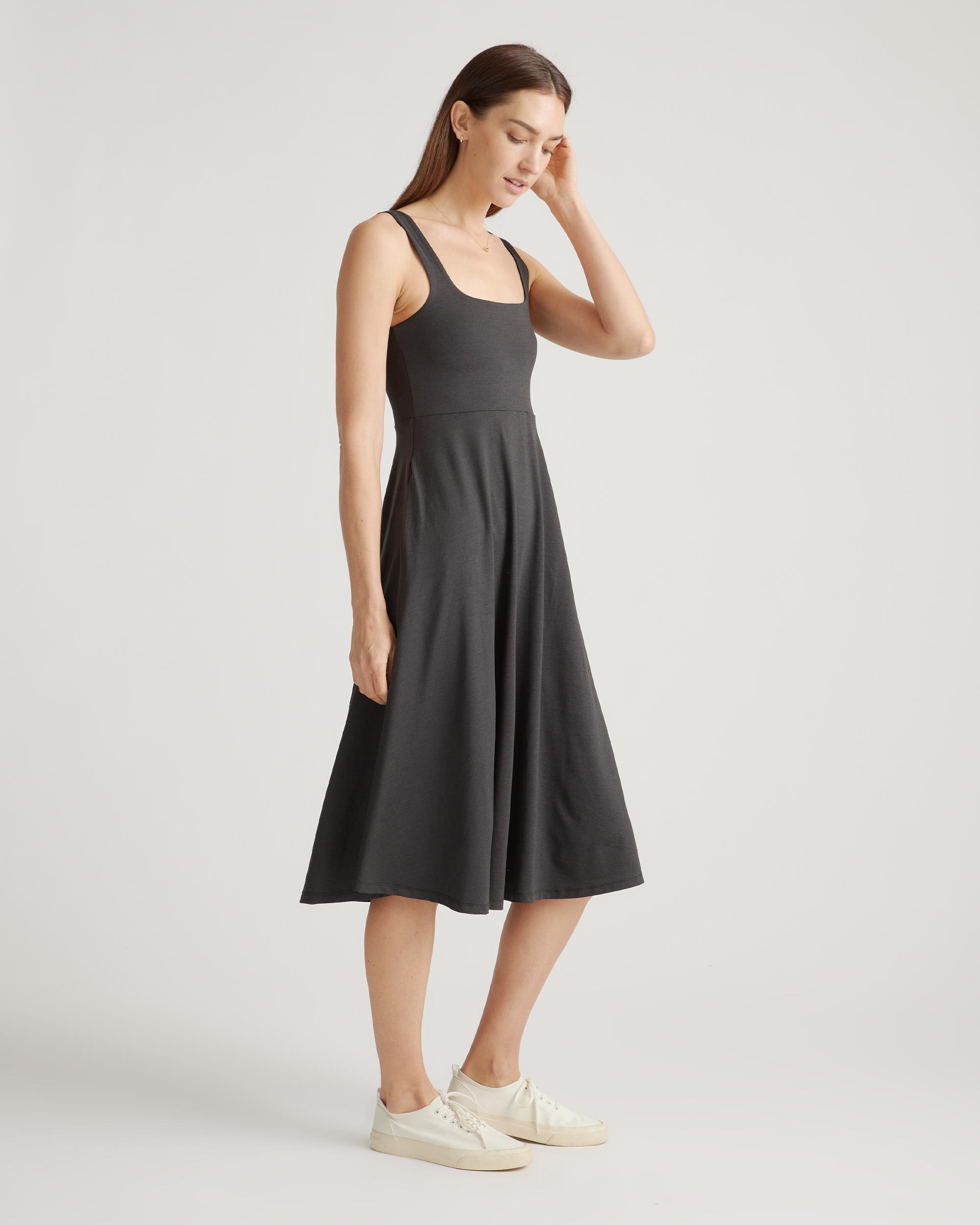 Quince | Women's Flowknit Breeze Fit & Flare Dress 100% Polyester Product Image
