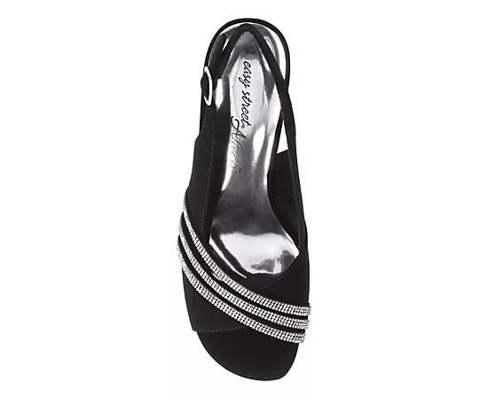 Easy Street Teton Women's Dress Heel Sandals, Size: 7, Black Lamy Product Image