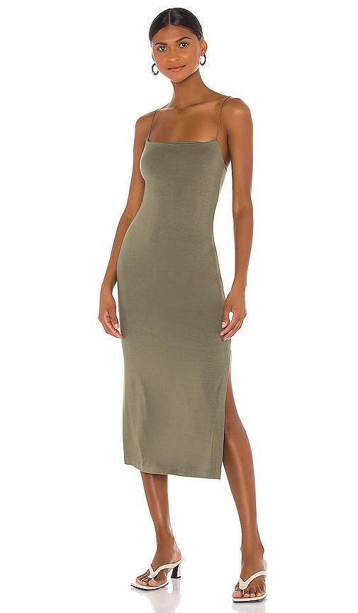 Strappy Side Slit Dress Enza Costa Product Image