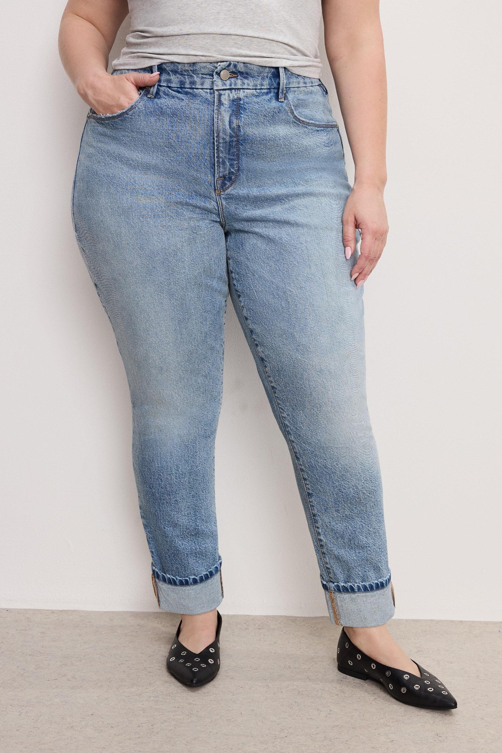 GOOD CLASSIC SLIM STRAIGHT JEANS | INDIGO754 Product Image