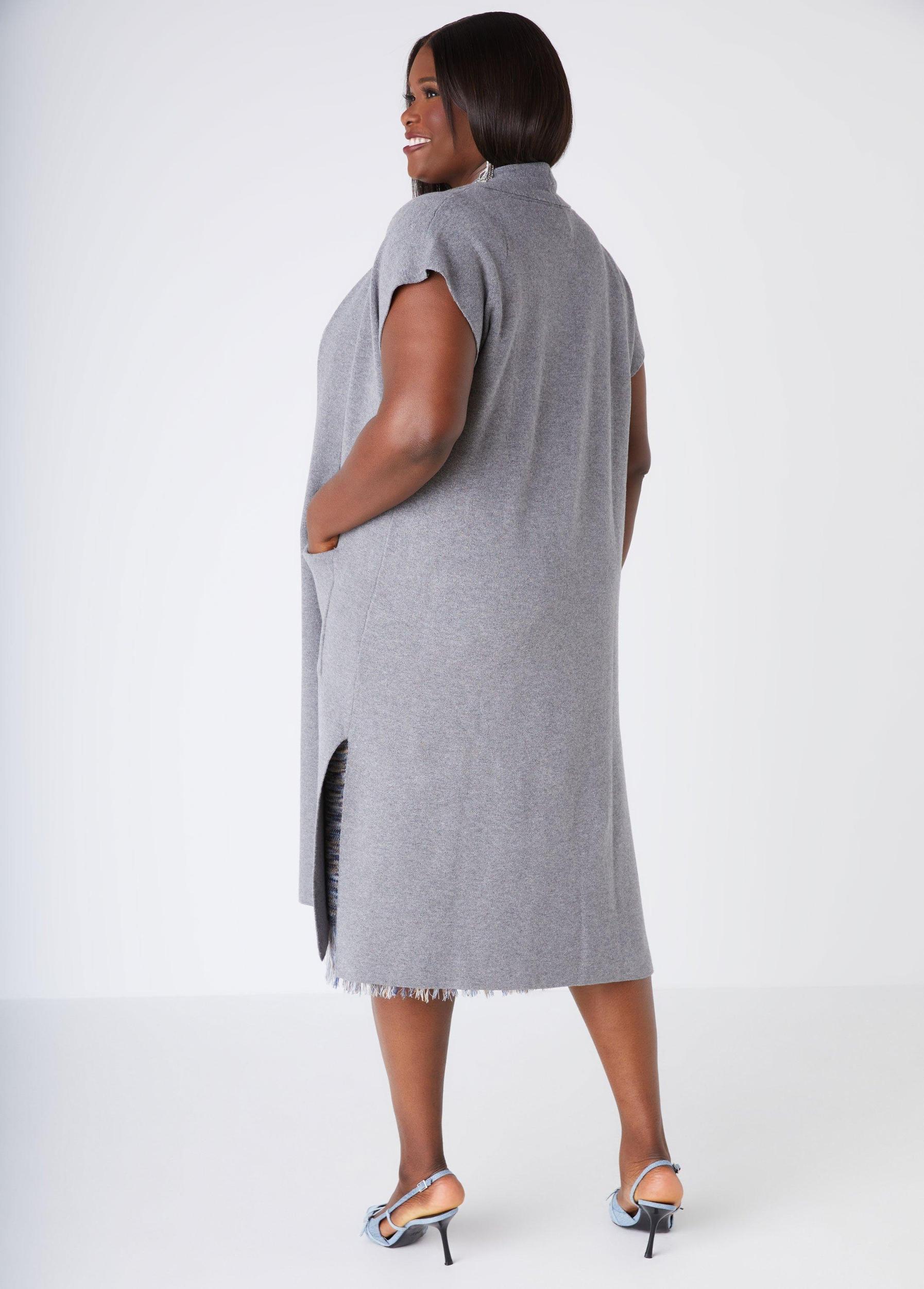 Open Front Duster Vest Product Image