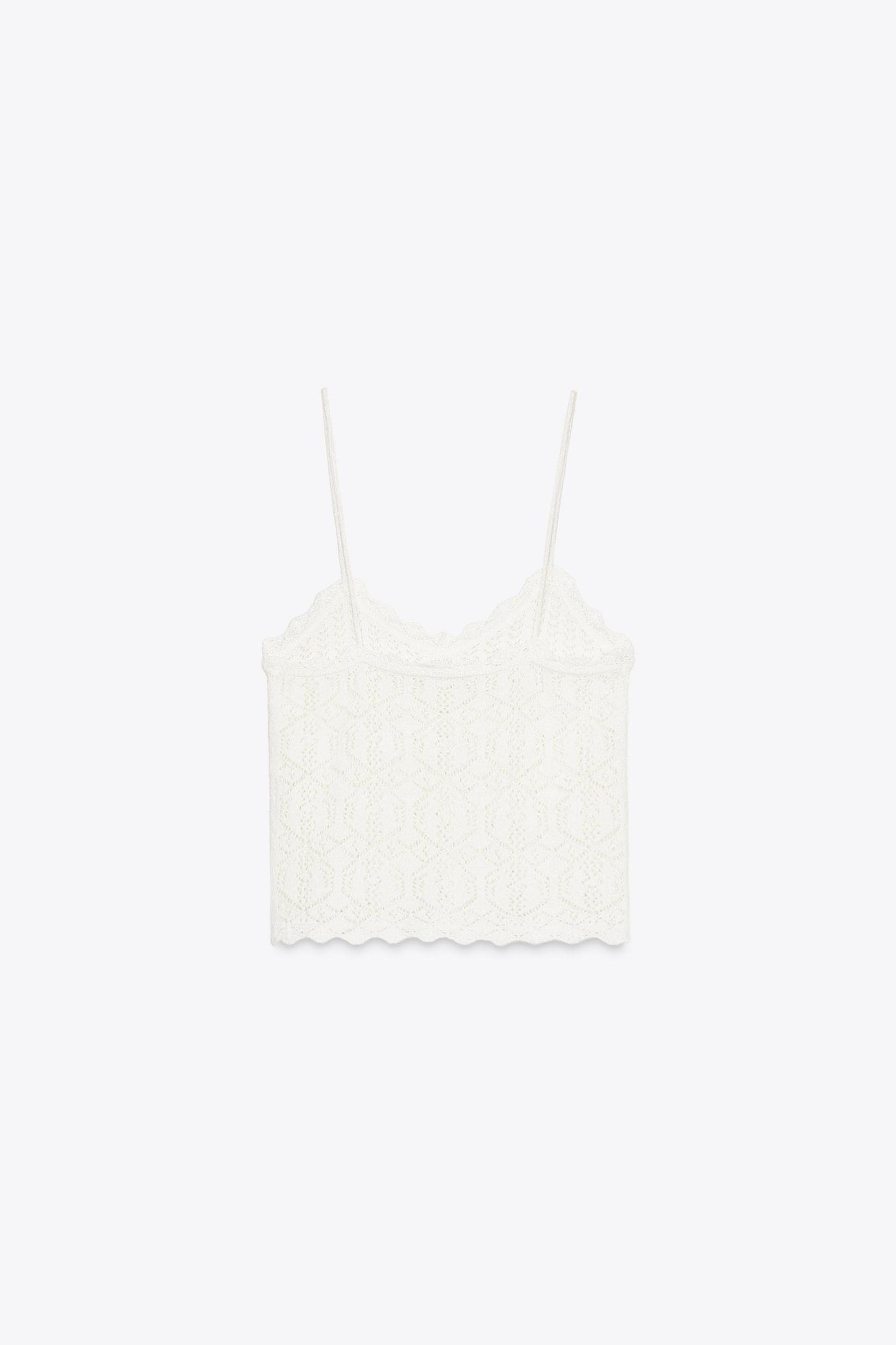 EYELET STRAPPY TOP Product Image