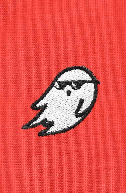 Dalix Womens Ghost Mode Jersey Relaxed Tee in Poppy Red at Nordstrom, Size Xx-Large Product Image